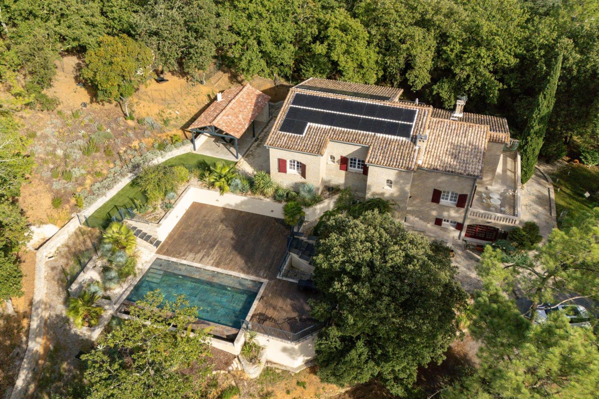 "Les Hauts Du Marquet" - Meuble De Tourisme 5 Etoiles - Gite De Groupe 15 Personnes En Cevennes - Piscine A Debordement - Balneo - Sauna - Nature Saint Jean du Pin Exteriér fotografie