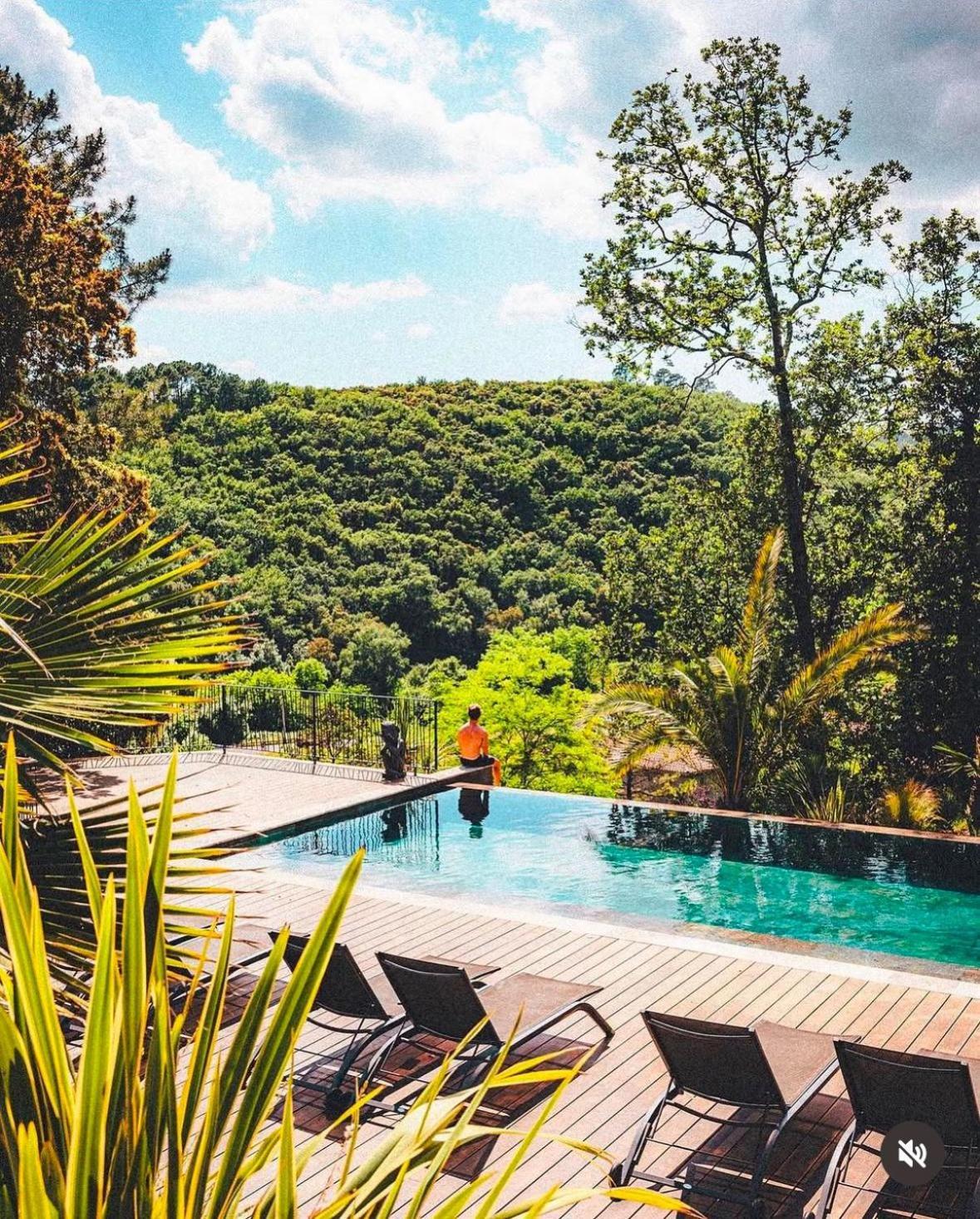 "Les Hauts Du Marquet" - Meuble De Tourisme 5 Etoiles - Gite De Groupe 15 Personnes En Cevennes - Piscine A Debordement - Balneo - Sauna - Nature Saint Jean du Pin Exteriér fotografie
